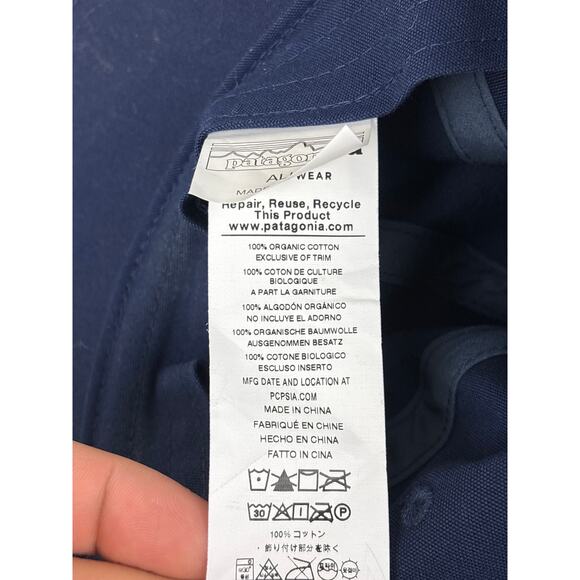 Patagonia mens navy blue baseball cap hat adjustable one size - Picture 6 of 7